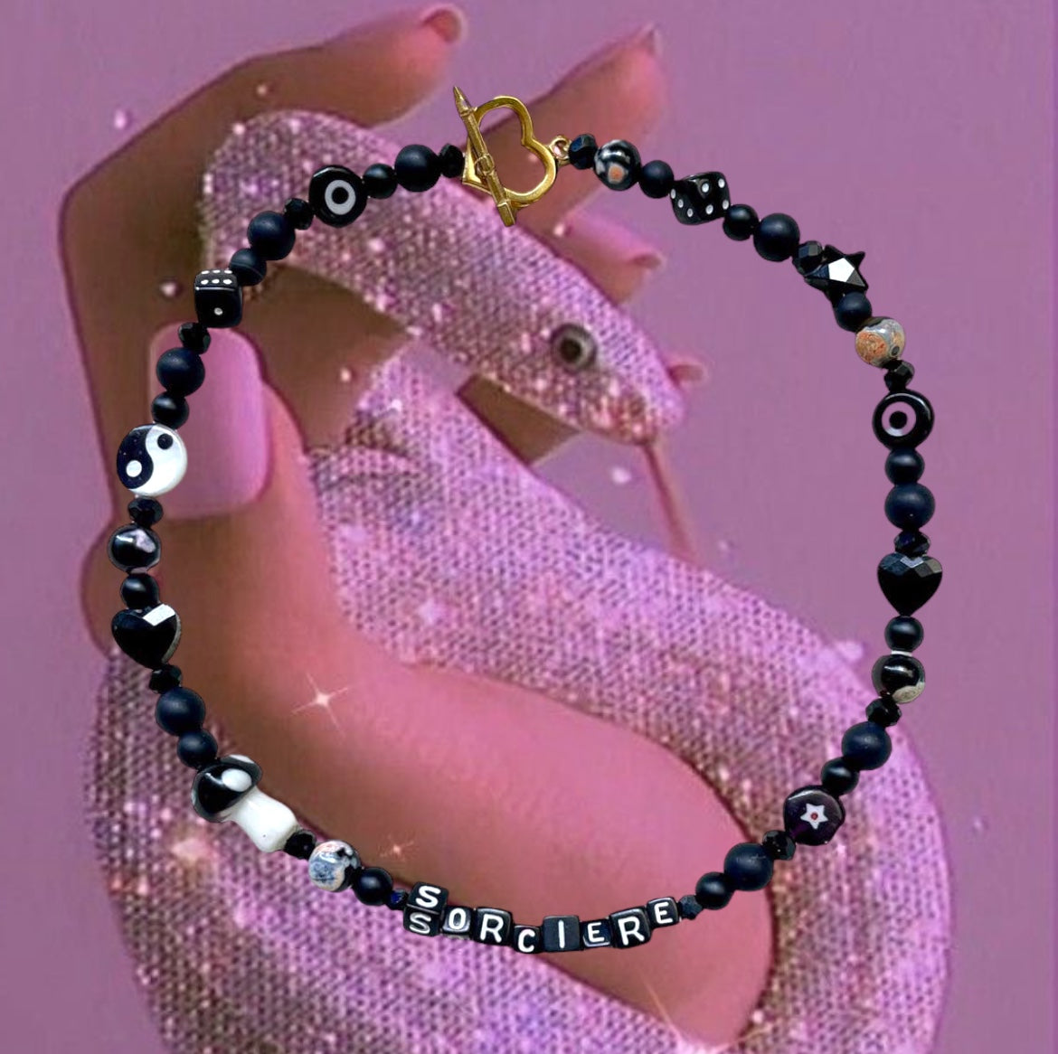 collier sorcière (msg personnalisable)