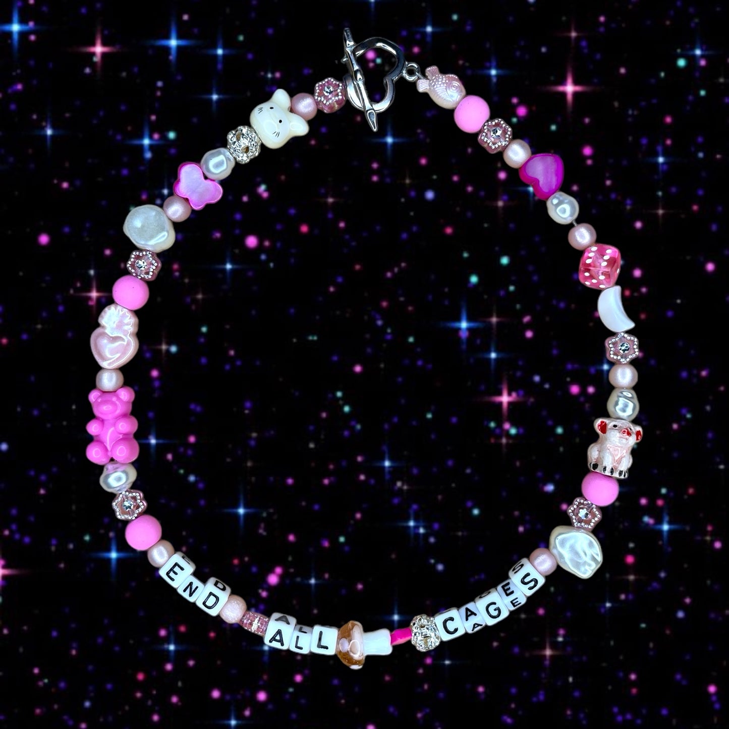 collier end all cages (msg personnalisable)